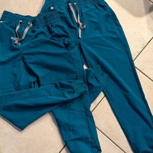 Figs Teal Joggers for Women